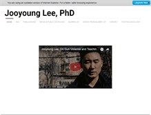 Tablet Screenshot of jooyoungkimlee.com